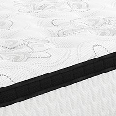 Chime 12 Inch Hybrid Mattress Set - Pull Up A Couch