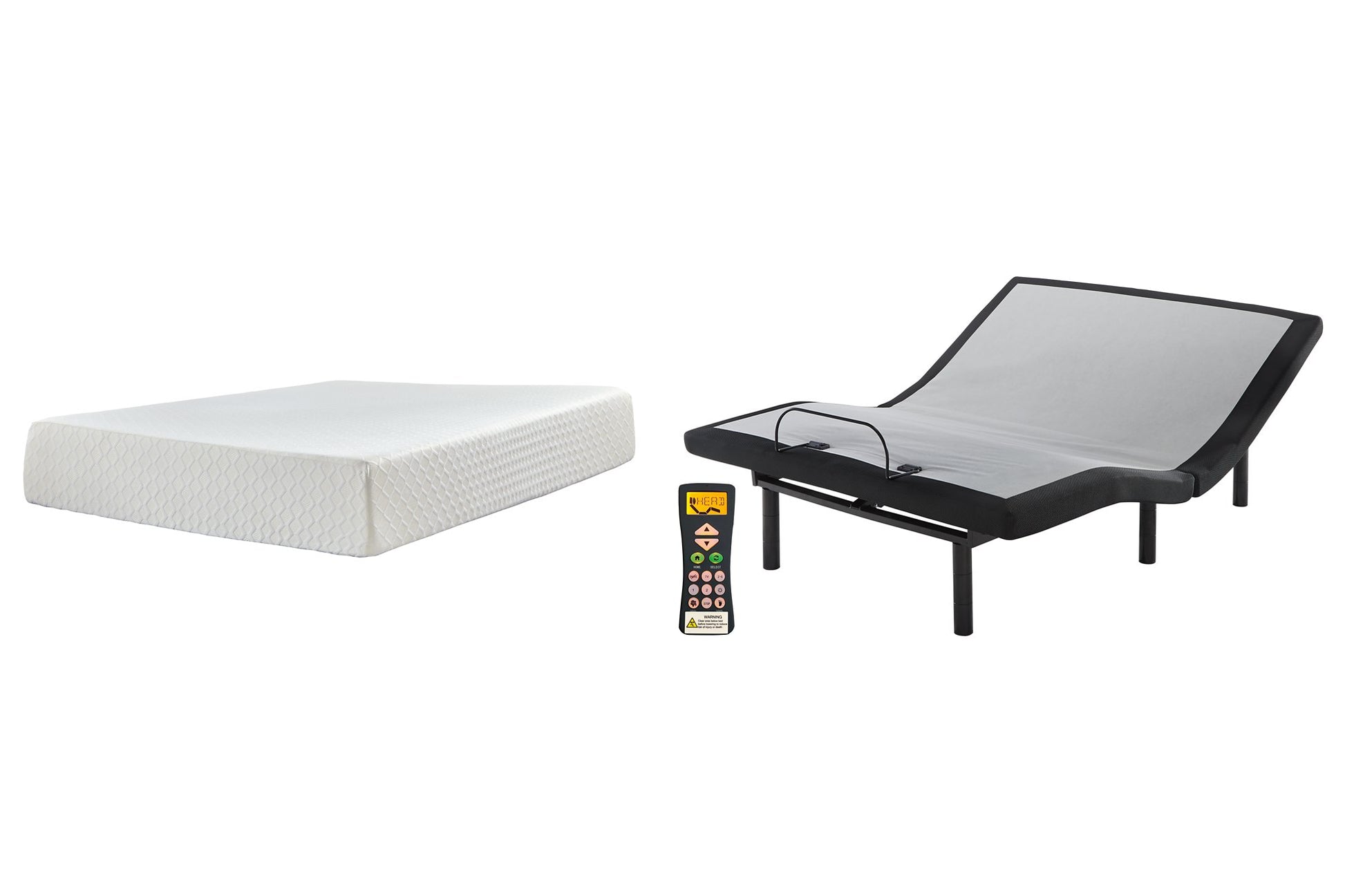 Chime 12 Inch Memory Foam Mattress Set - Pull Up A Couch