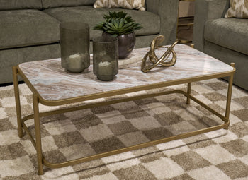 Manor Stone Coffee Table - Pull Up A Couch