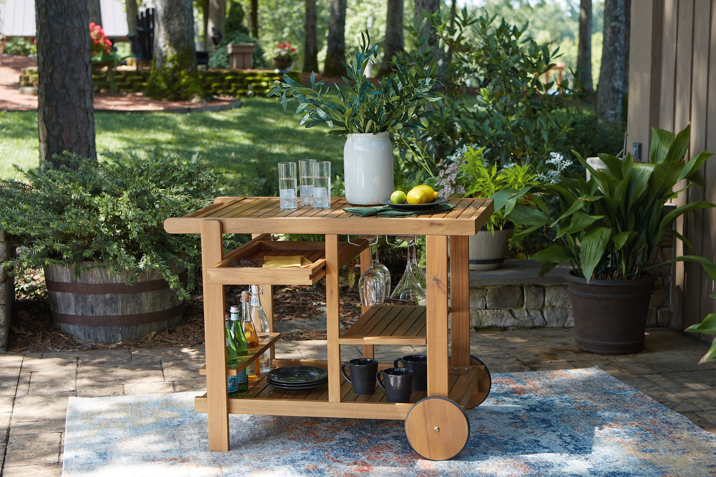 Kailani Serving Cart - Pull Up A Couch