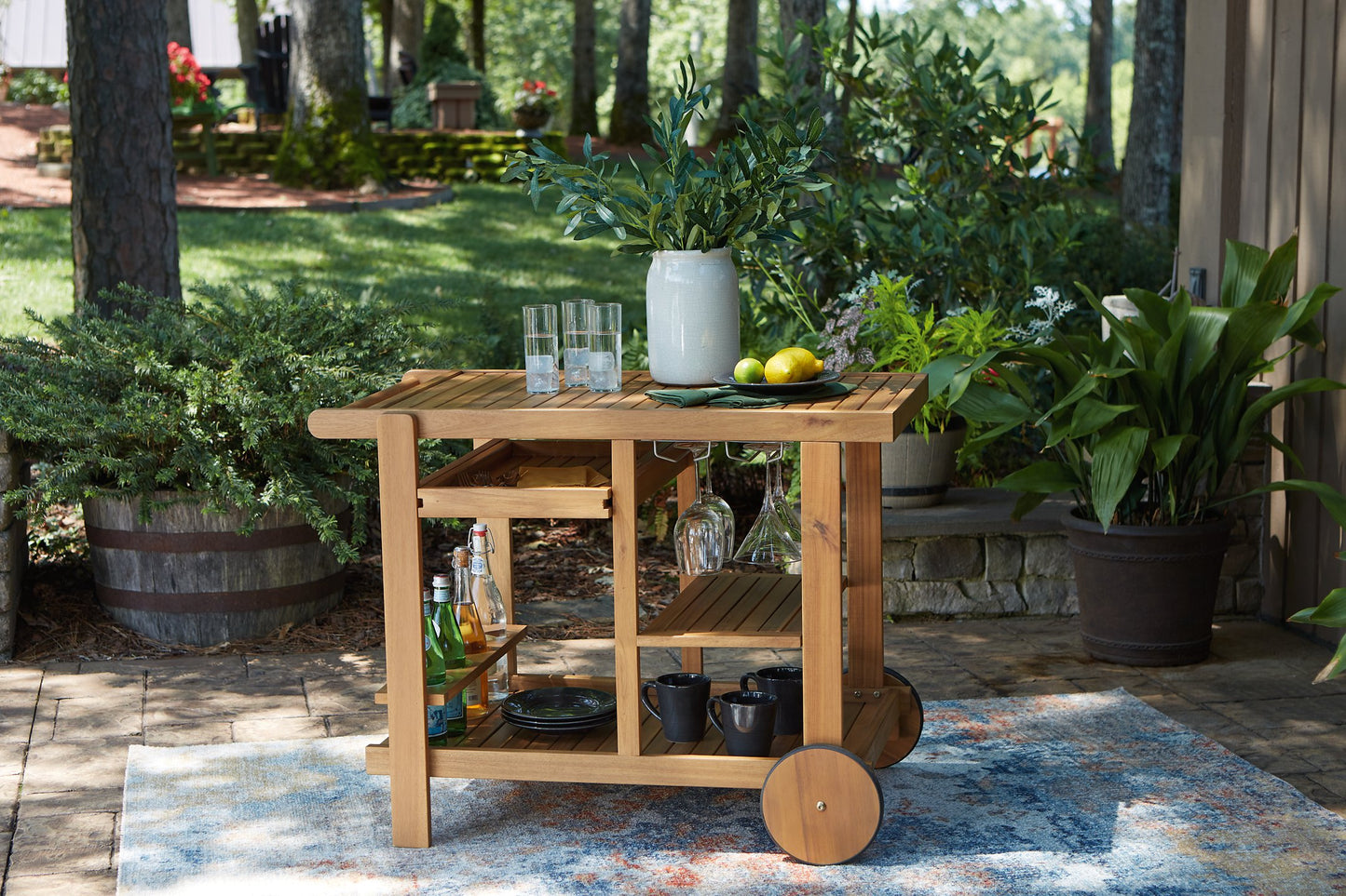 Kailani Serving Cart - Pull Up A Couch