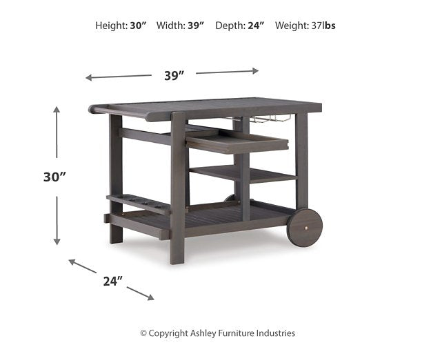 Kailani Serving Cart - Pull Up A Couch