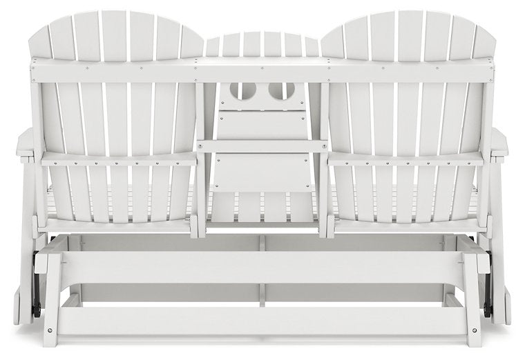 Hyland wave Outdoor Glider Loveseat - Pull Up A Couch