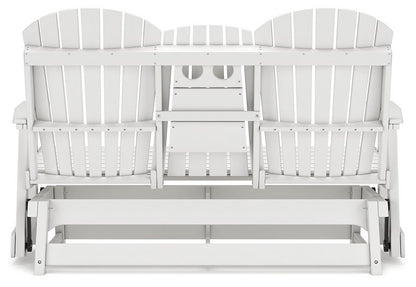 Hyland wave Outdoor Glider Loveseat - Pull Up A Couch