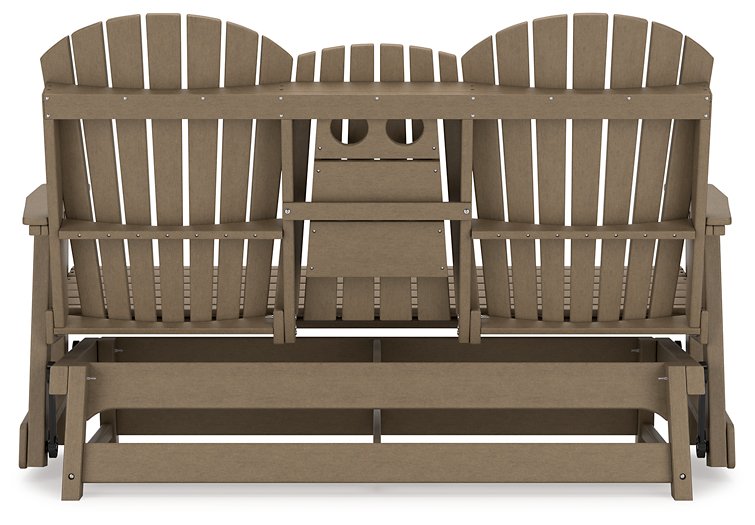 Hyland wave Outdoor Glider Loveseat - Pull Up A Couch