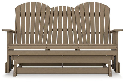 Hyland wave Outdoor Glider Loveseat - Pull Up A Couch