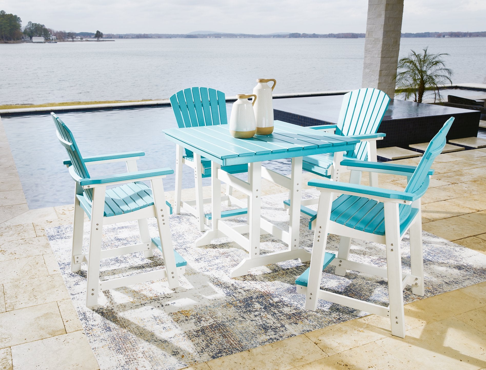 Eisely Outdoor Dining Set - Pull Up A Couch