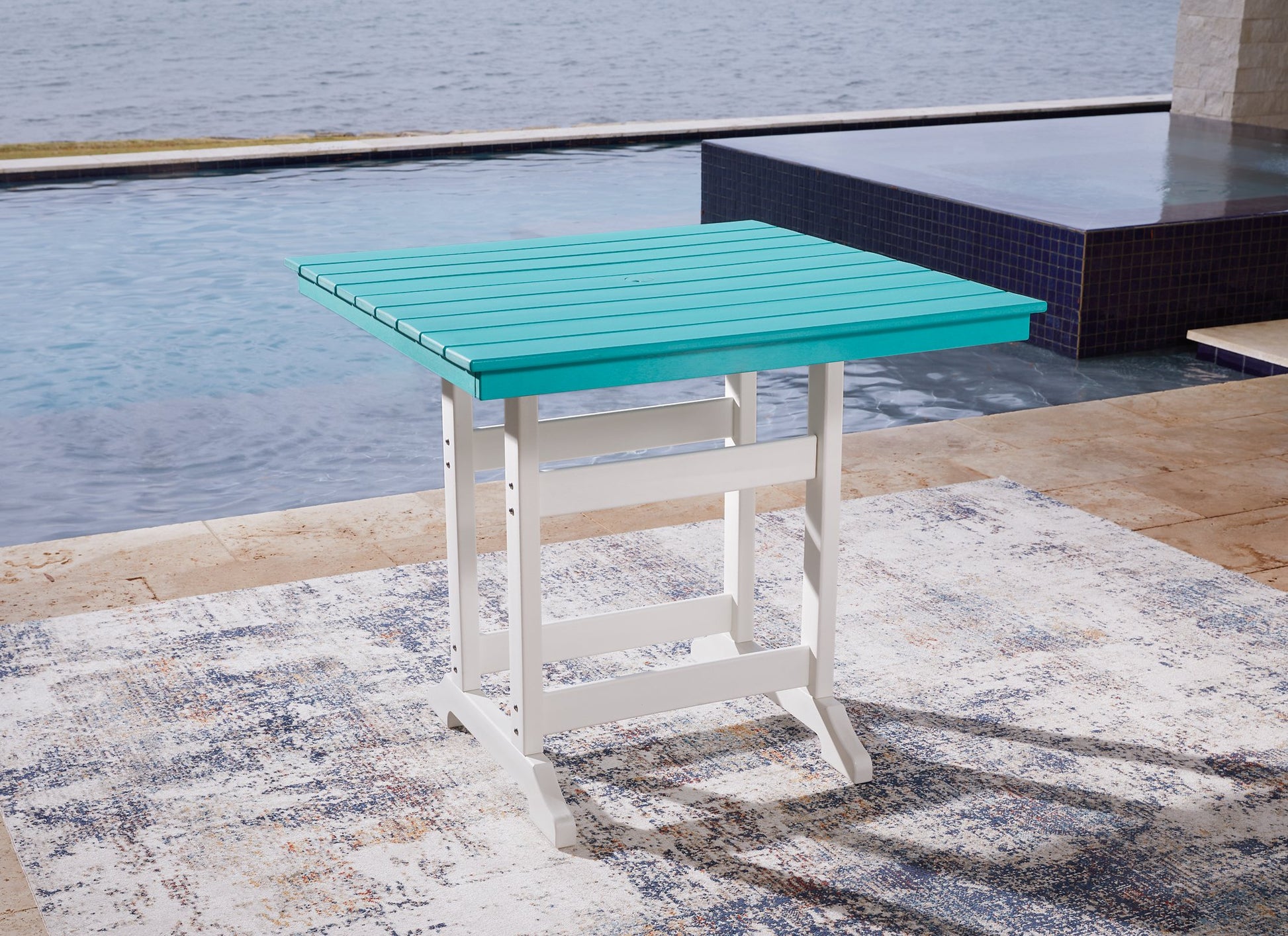 Eisely Outdoor Counter Height Dining Table - Pull Up A Couch