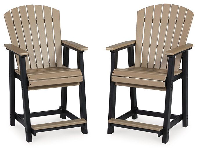 Fairen Trail Outdoor Counter Height Bar Stool (Set of 2) - Pull Up A Couch