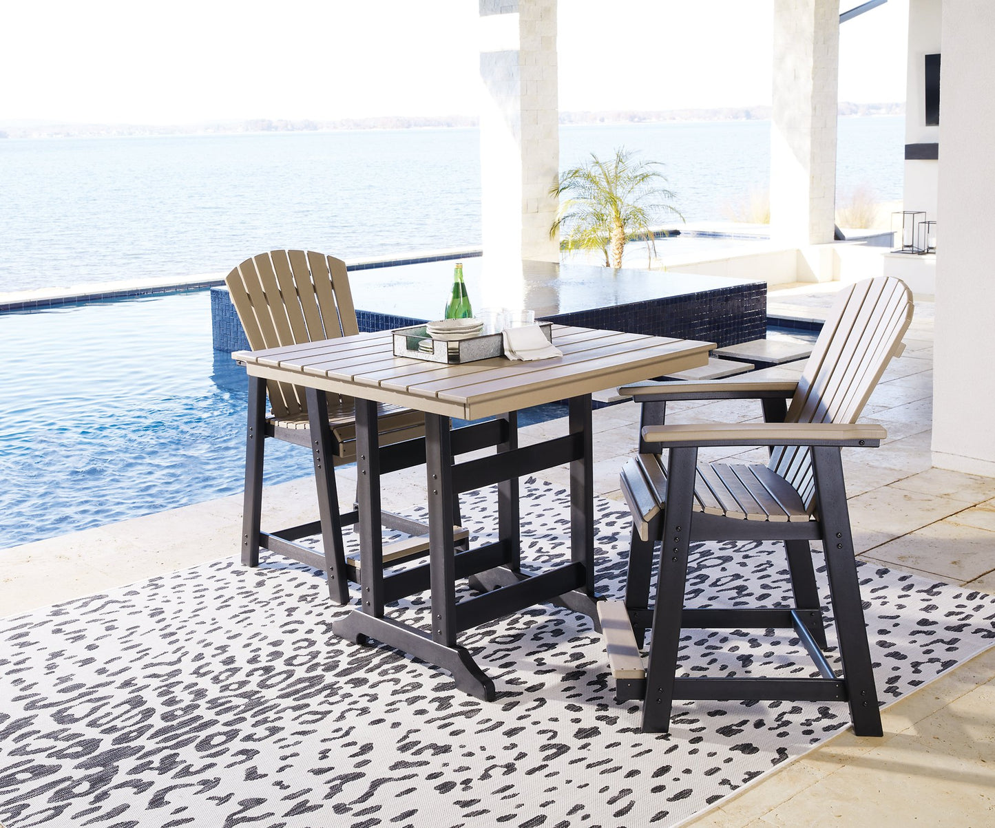 Fairen Trail Outdoor Dining Set - Pull Up A Couch