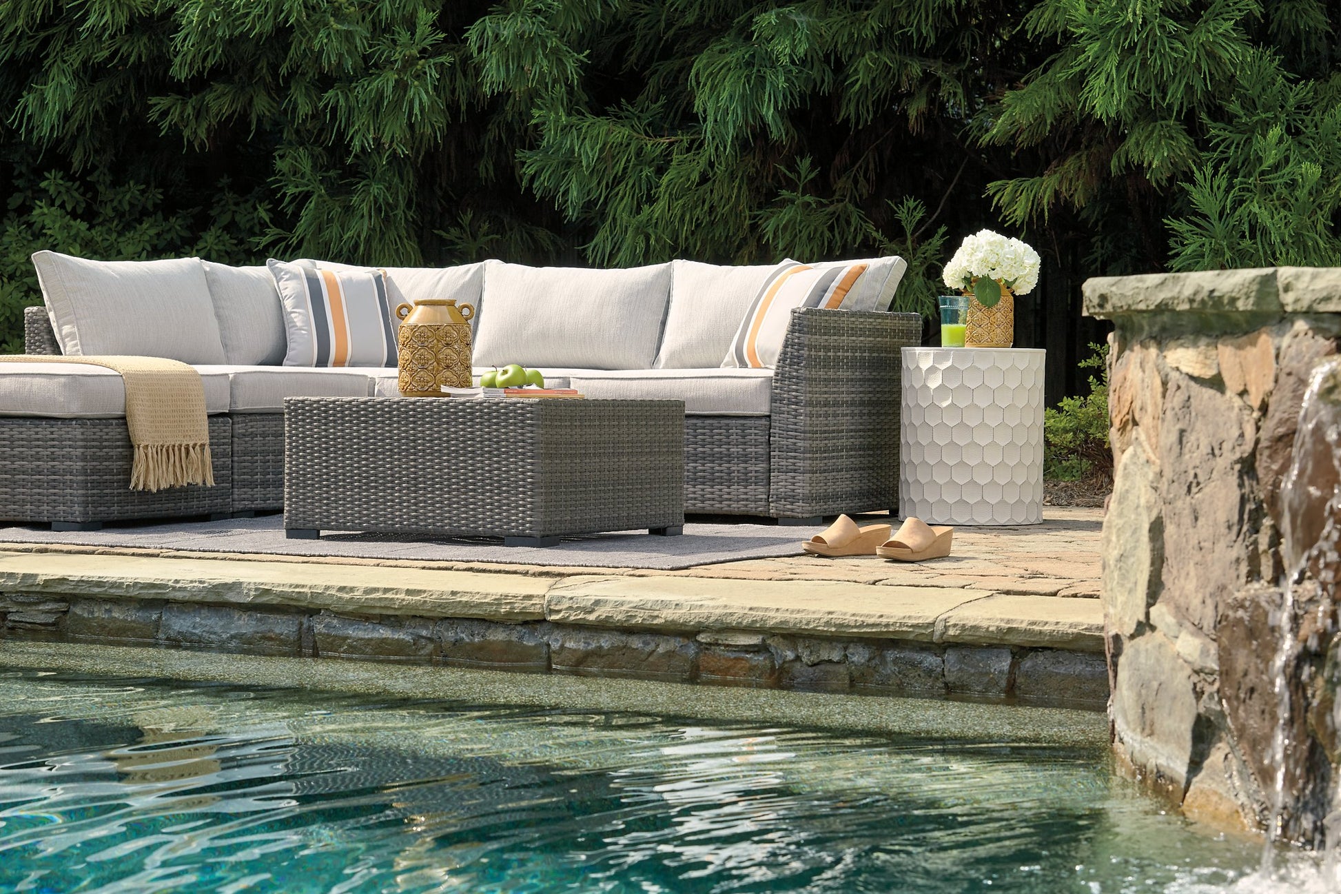 Cherry Point 4-piece Outdoor Sectional Set - Pull Up A Couch