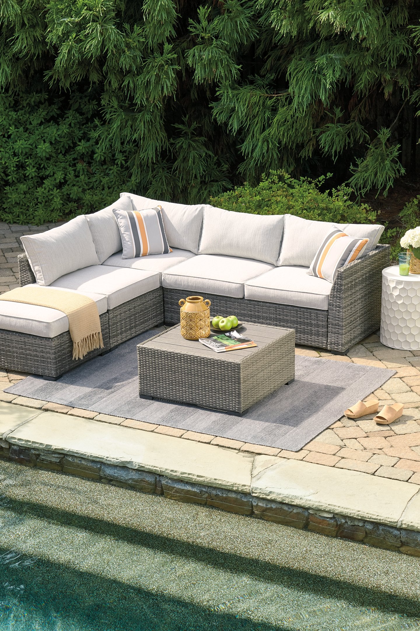 Cherry Point 4-piece Outdoor Sectional Set - Pull Up A Couch