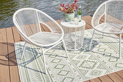 Mandarin Cape Outdoor Table and Chairs (Set of 3) - Pull Up A Couch