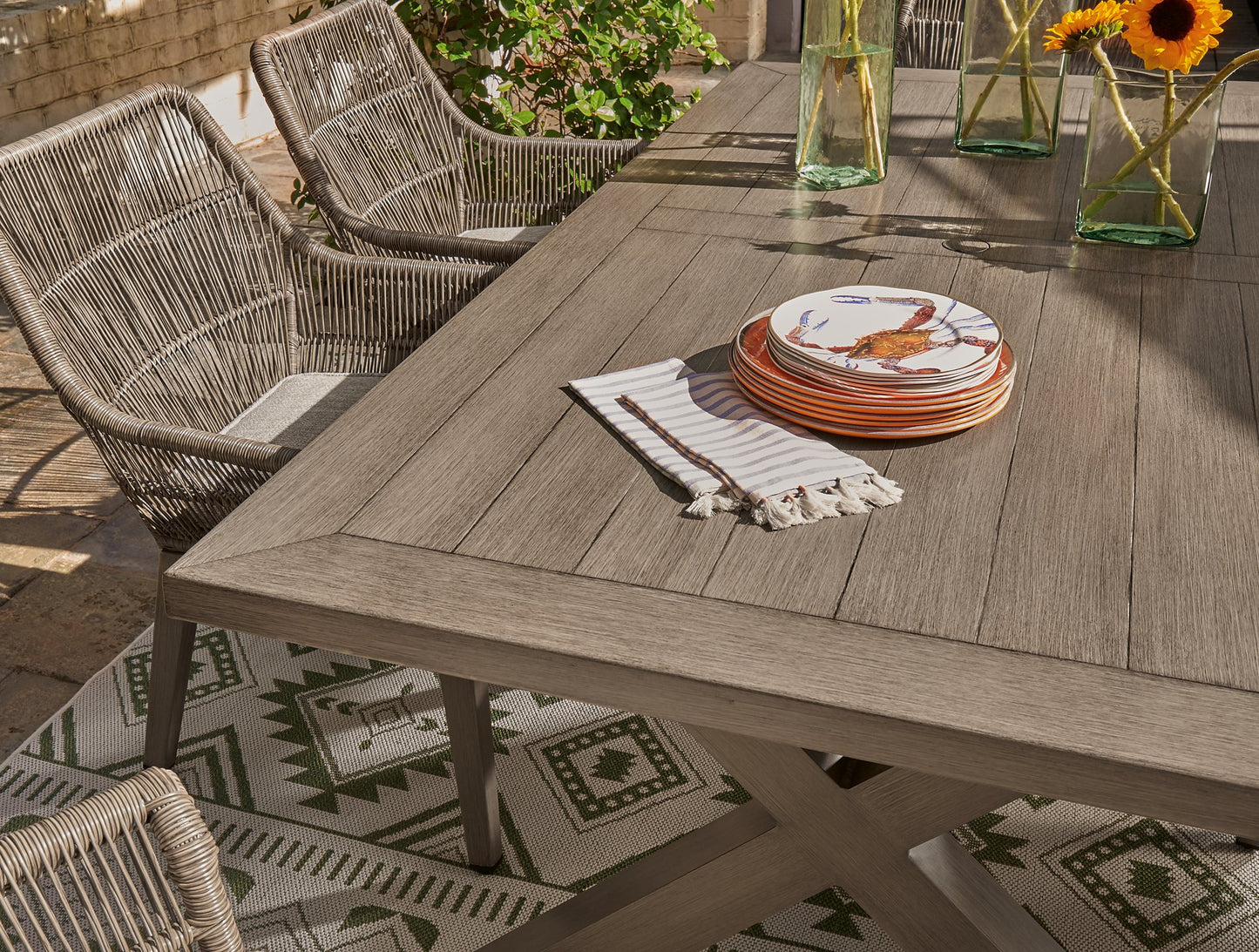 Beach Front Outdoor Dining Table - Pull Up A Couch