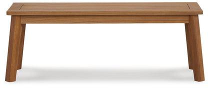 Janiyah Outdoor Dining Bench - Pull Up A Couch