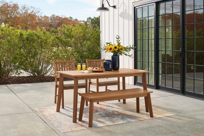 Janiyah Outdoor Dining Set - Pull Up A Couch