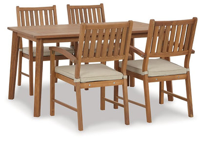 Janiyah Outdoor Dining Set - Pull Up A Couch