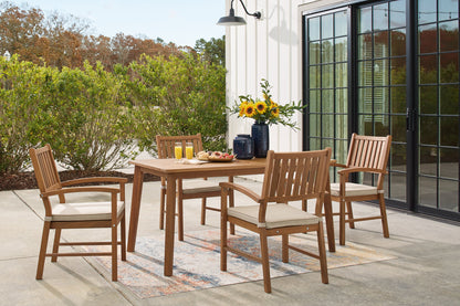 Janiyah Outdoor Dining Set - Pull Up A Couch