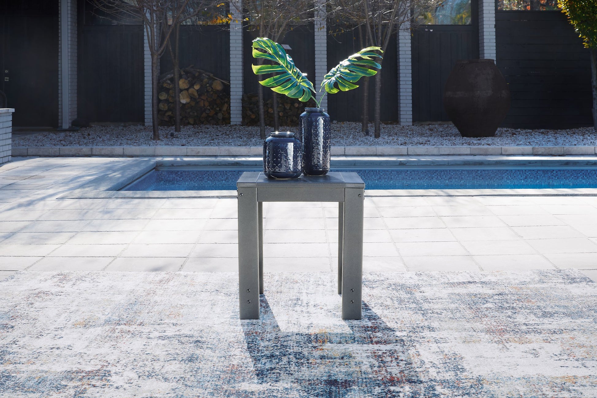 Amora Outdoor End Table - Pull Up A Couch