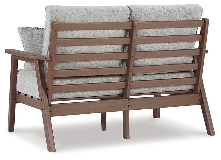 Emmeline Outdoor Loveseat with Cushion - Pull Up A Couch