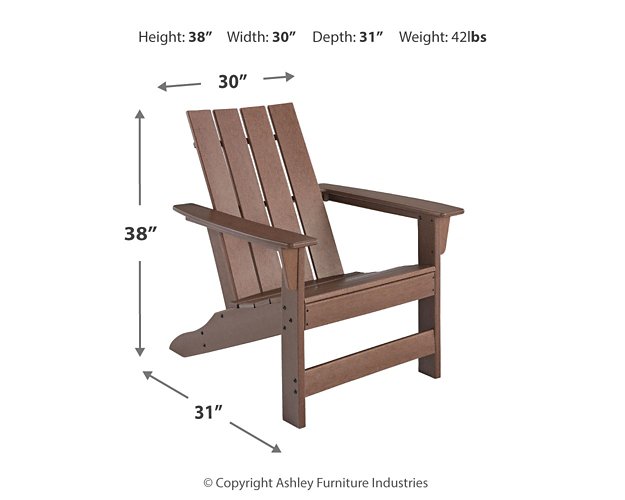 Emmeline 2 Adirondack Chairs with Tete-A-Tete Table Connector - Pull Up A Couch