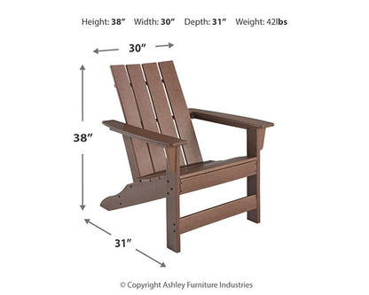 Emmeline 2 Adirondack Chairs with Tete-A-Tete Table Connector - Pull Up A Couch