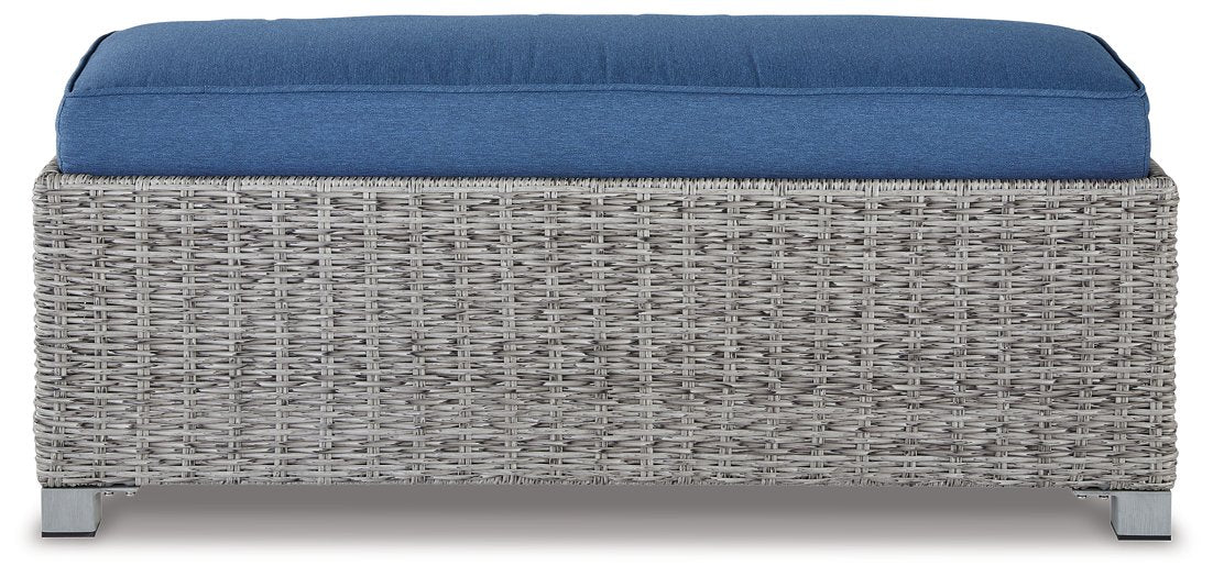 Naples Beach Outdoor Bench with Cushion - Pull Up A Couch