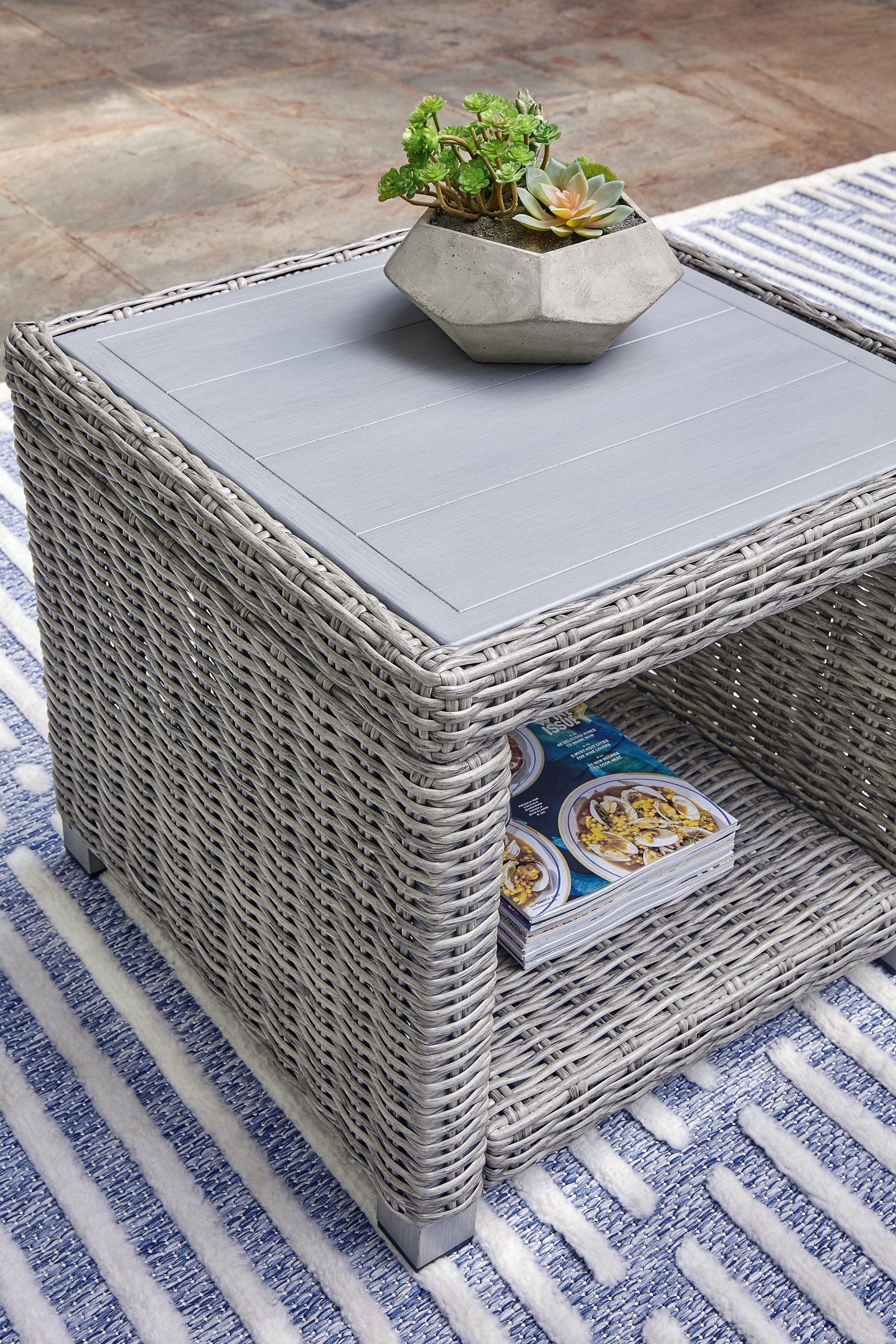 Naples Beach Outdoor End Table - Pull Up A Couch