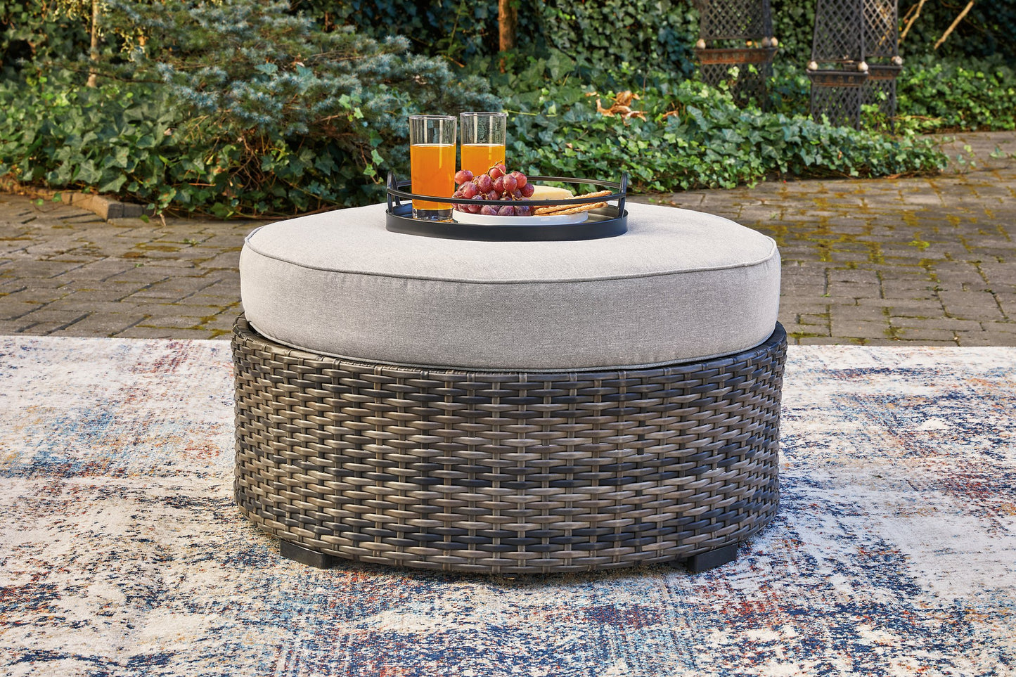 Harbor Court Ottoman with Cushion - Pull Up A Couch