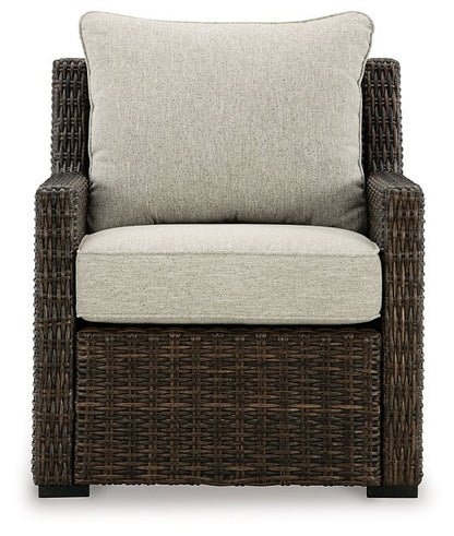 Brook Ranch Outdoor Lounge Chair with Cushion - Pull Up A Couch