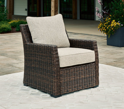 Brook Ranch Outdoor Lounge Chair with Cushion - Pull Up A Couch