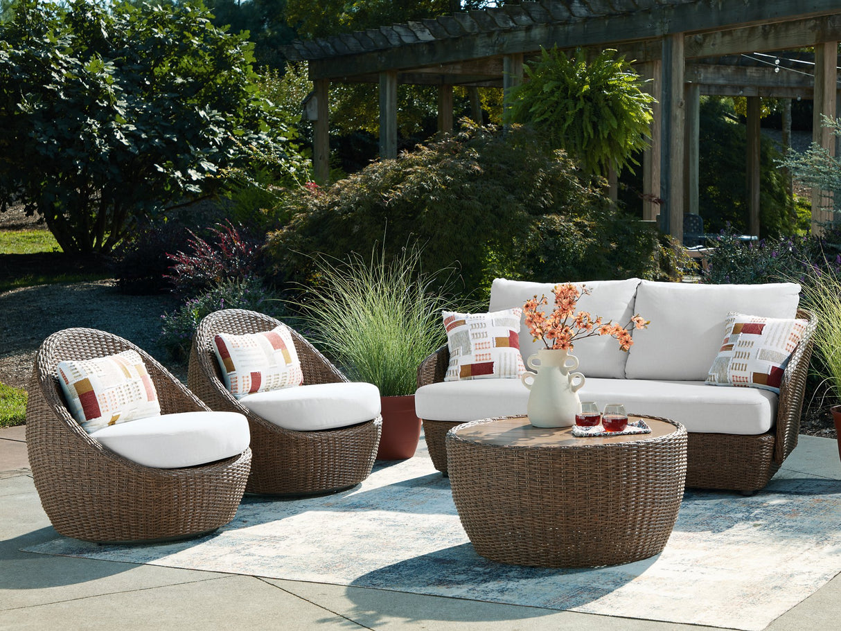 Double Point Outdoor Seating Set - Pull Up A Couch