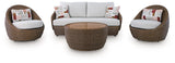 Double Point Outdoor Seating Set - Pull Up A Couch