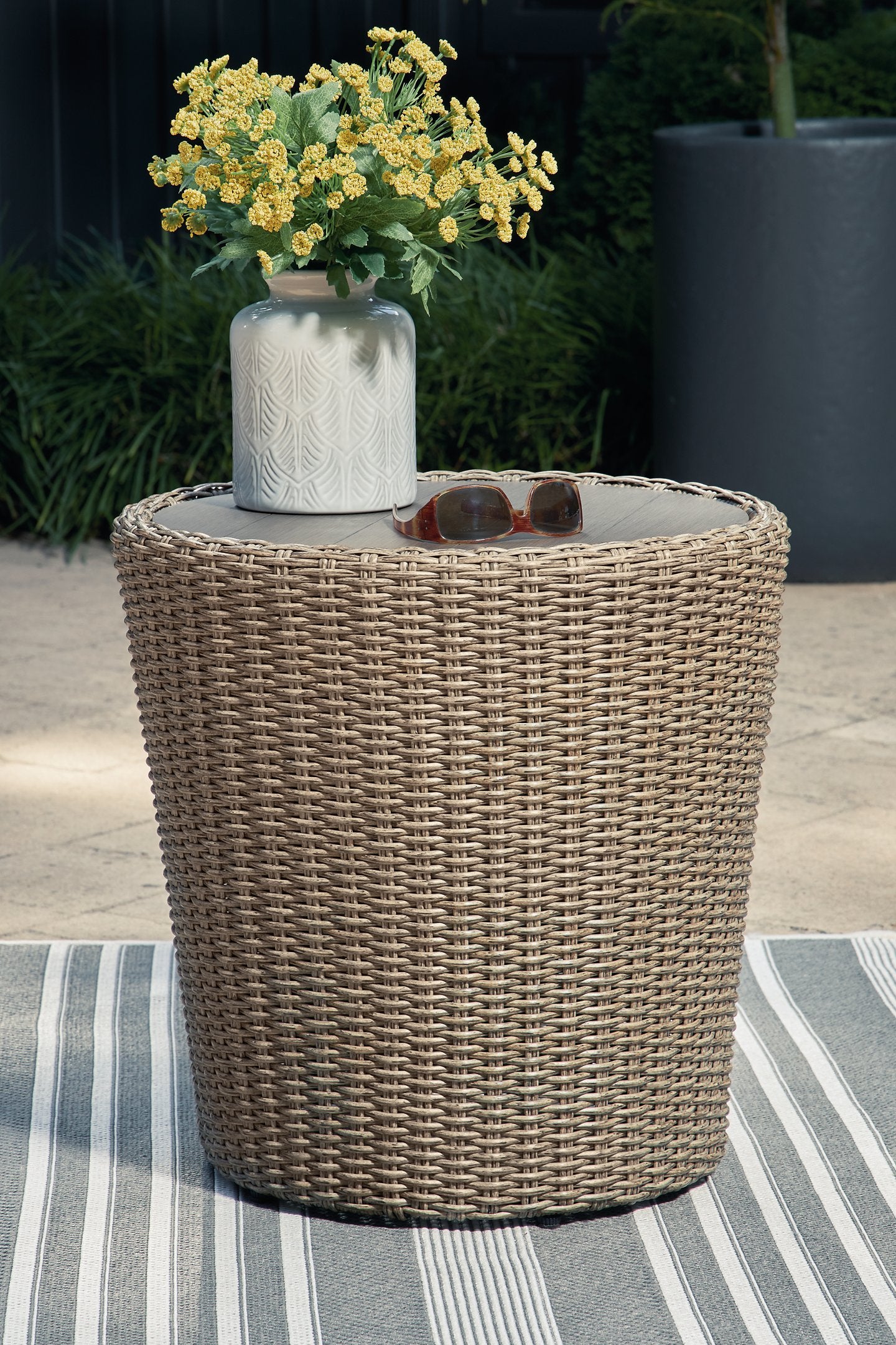 Danson Outdoor End Table - Pull Up A Couch