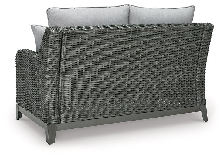 Elite Park Outdoor Loveseat with Cushion - Pull Up A Couch