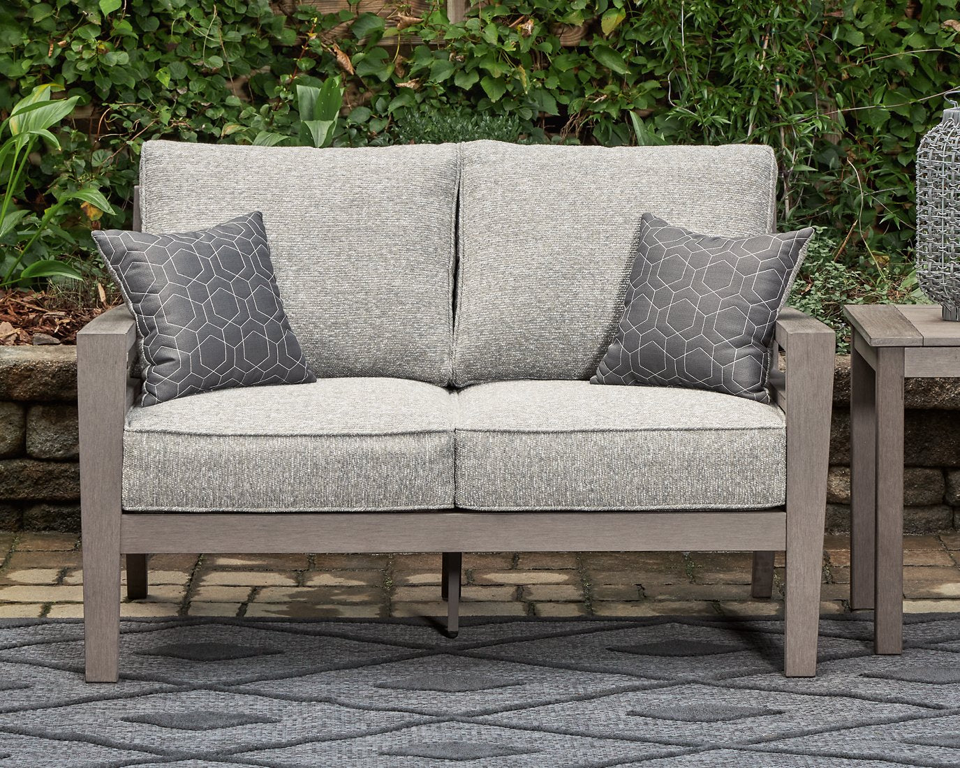 Hillside Barn Outdoor Loveseat with Cushion - Pull Up A Couch