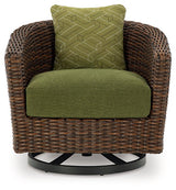 Horizon Hall Outdoor Swivel Lounge Chair with Cushion