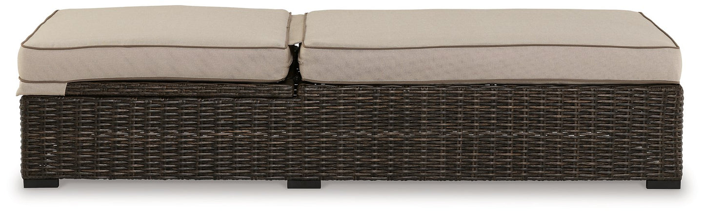 Coastline Bay Outdoor Chaise Lounge with Cushion - Pull Up A Couch