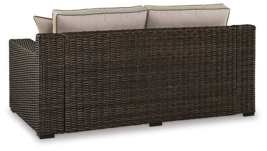 Coastline Bay Outdoor Loveseat with Cushion - Pull Up A Couch