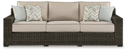 Coastline Bay Outdoor Sofa with Cushion - Pull Up A Couch