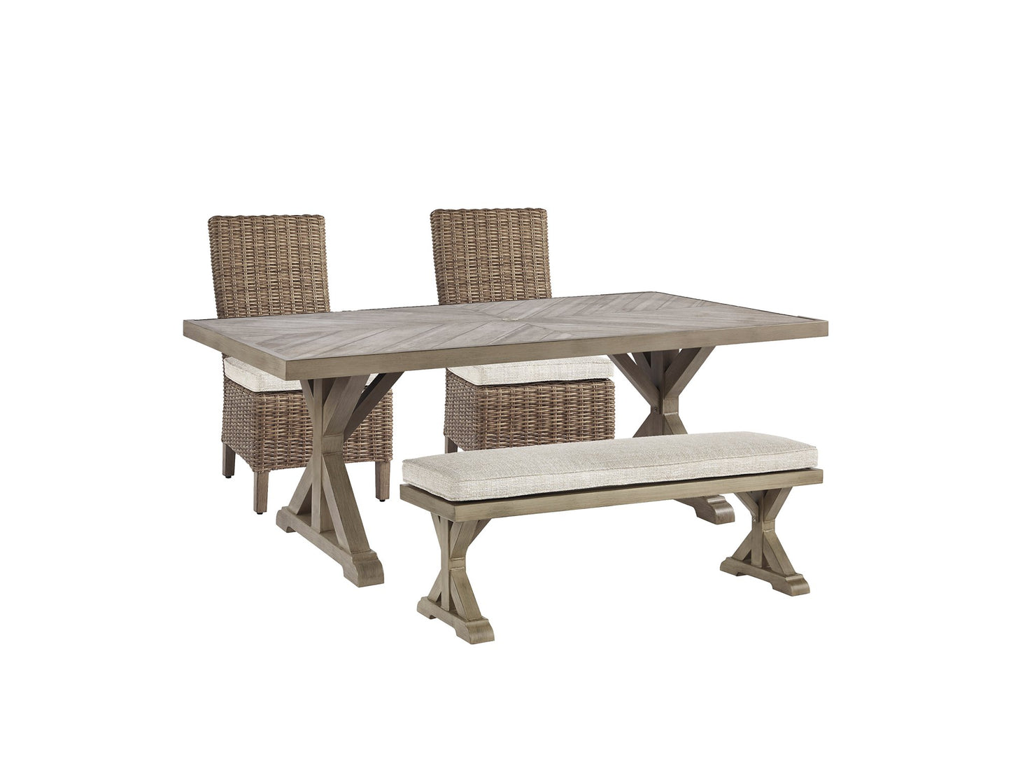 Beachcroft Outdoor Dining Set - Pull Up A Couch