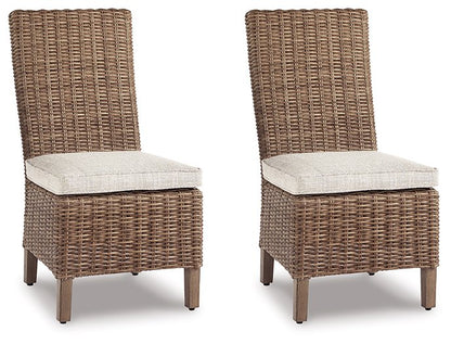 Beachcroft Outdoor Side Chair with Cushion (Set of 2) - Pull Up A Couch