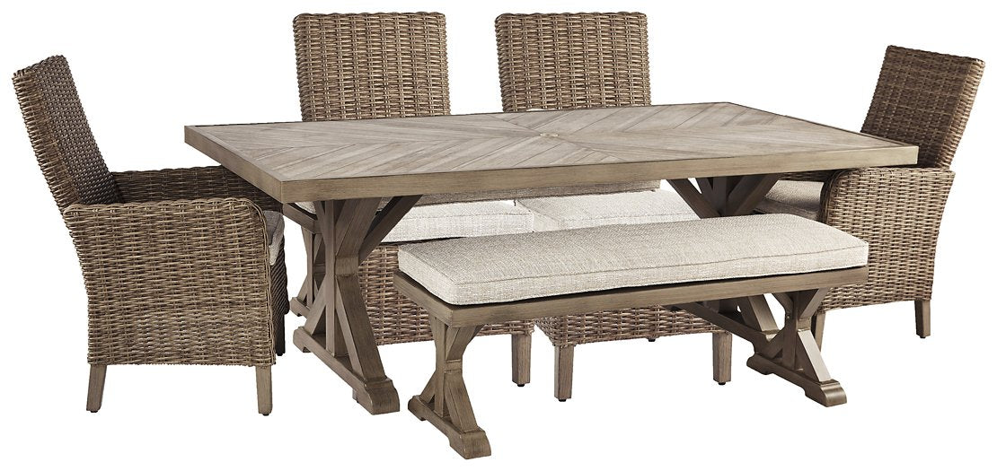 Beachcroft Outdoor Dining Set - Pull Up A Couch