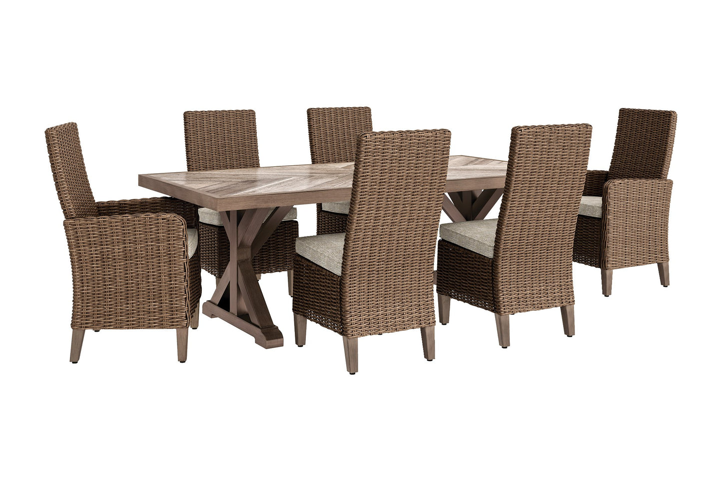 Beachcroft Outdoor Dining Set - Pull Up A Couch