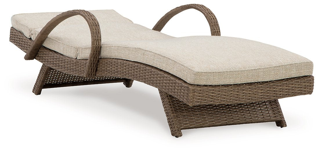 Beachcroft Outdoor Chaise Lounge with Cushion - Pull Up A Couch