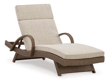 Beachcroft Outdoor Chaise Lounge with Cushion - Pull Up A Couch