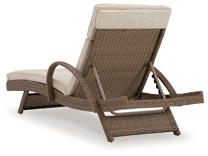 Beachcroft Outdoor Chaise Lounge with Cushion - Pull Up A Couch