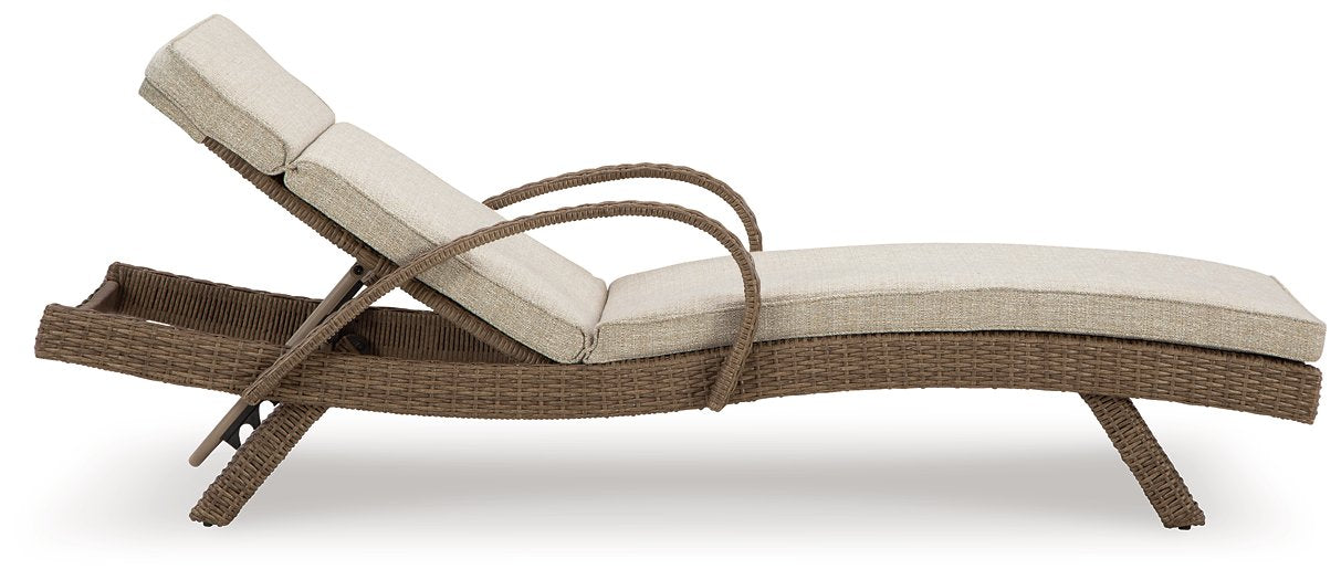 Beachcroft Outdoor Chaise Lounge with Cushion - Pull Up A Couch