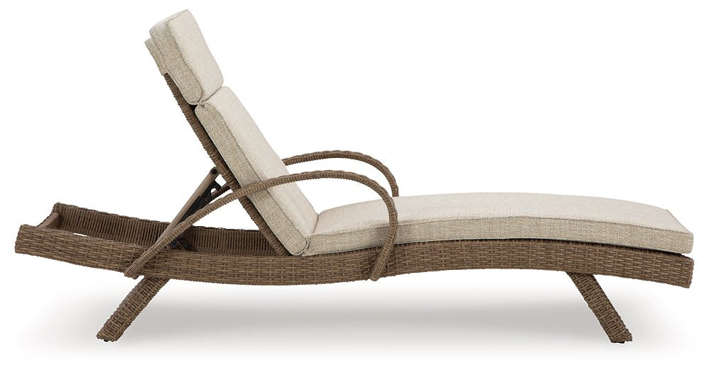 Beachcroft Outdoor Chaise Lounge with Cushion - Pull Up A Couch