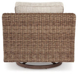 Beachcroft Outdoor Swivel Lounge with Cushion